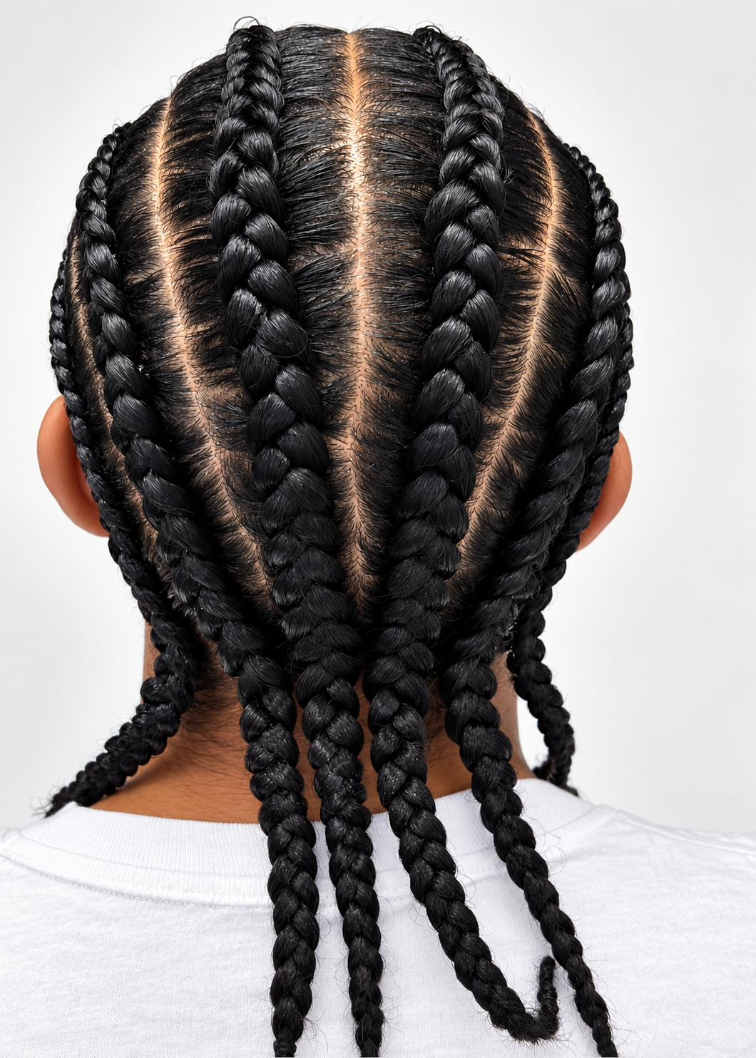 Men’s Straight Back Braids | Oakleaf, Jacksonville & Orange Park, FL